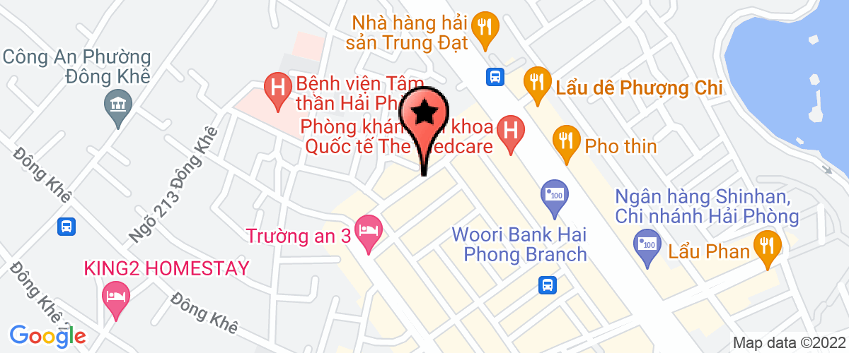 Map to Hoa Trung International Limited Company