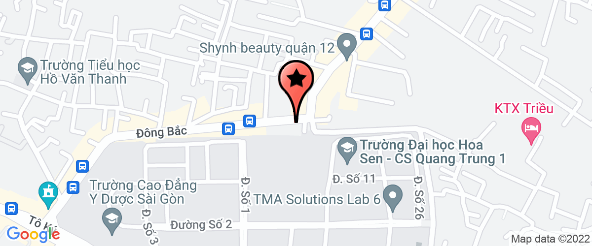 Map to Anh Quan Production Trading Development Company Limited