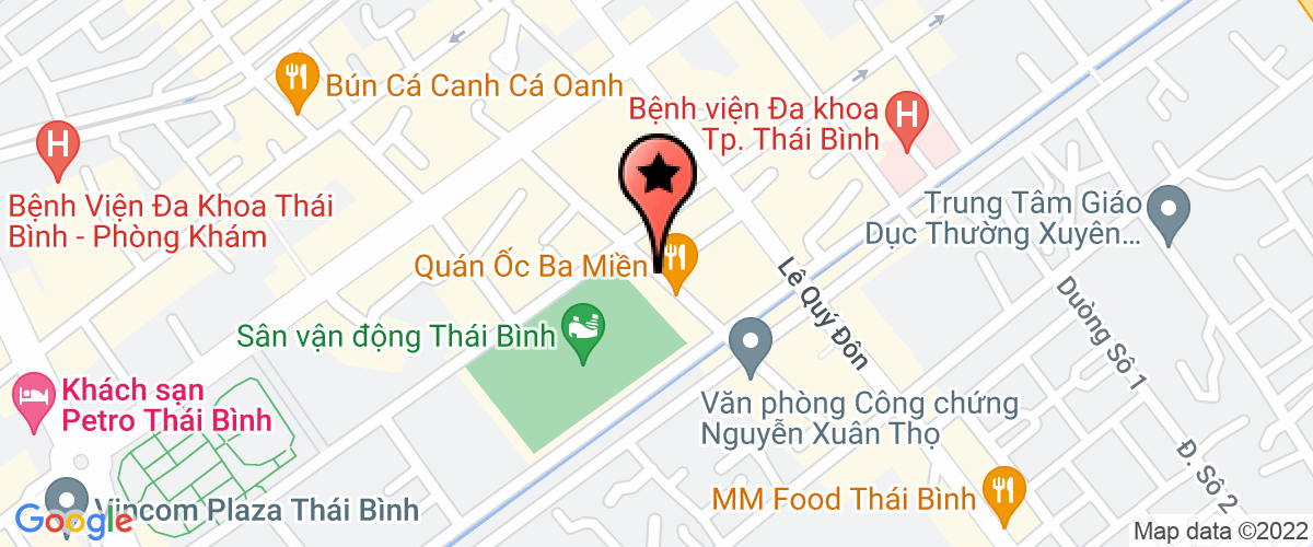 Map to Petrolimex Thai Binh Co.,Ltd
