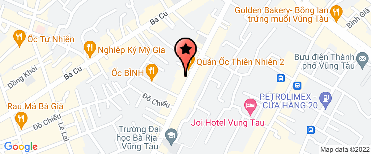 Map to Con Dao Company Limited