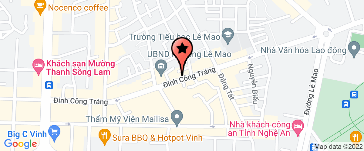 Map to Supership Nghe An Company Limited
