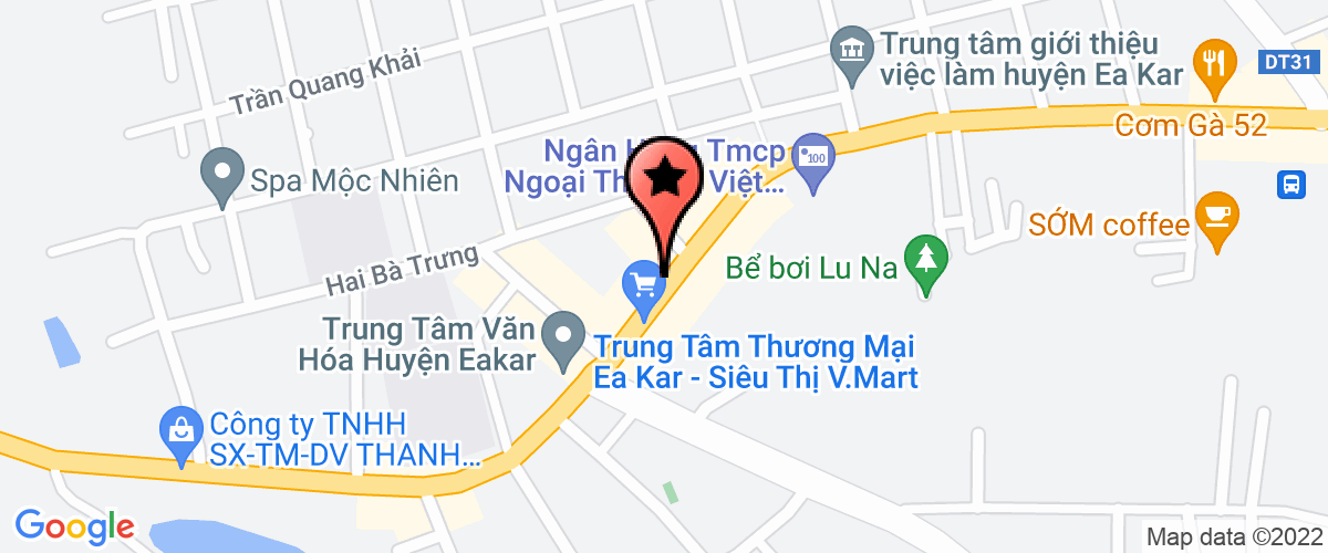 Bản đồ đến địa chỉ Công Ty TNHH Một Thành Viên Thương Mại Đại Việt Đắk Lắk