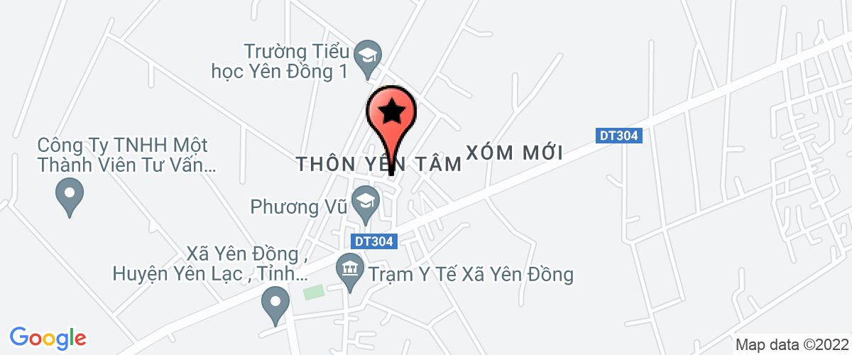 Map to Huyen Trang Investment and Production One Member Company Limited