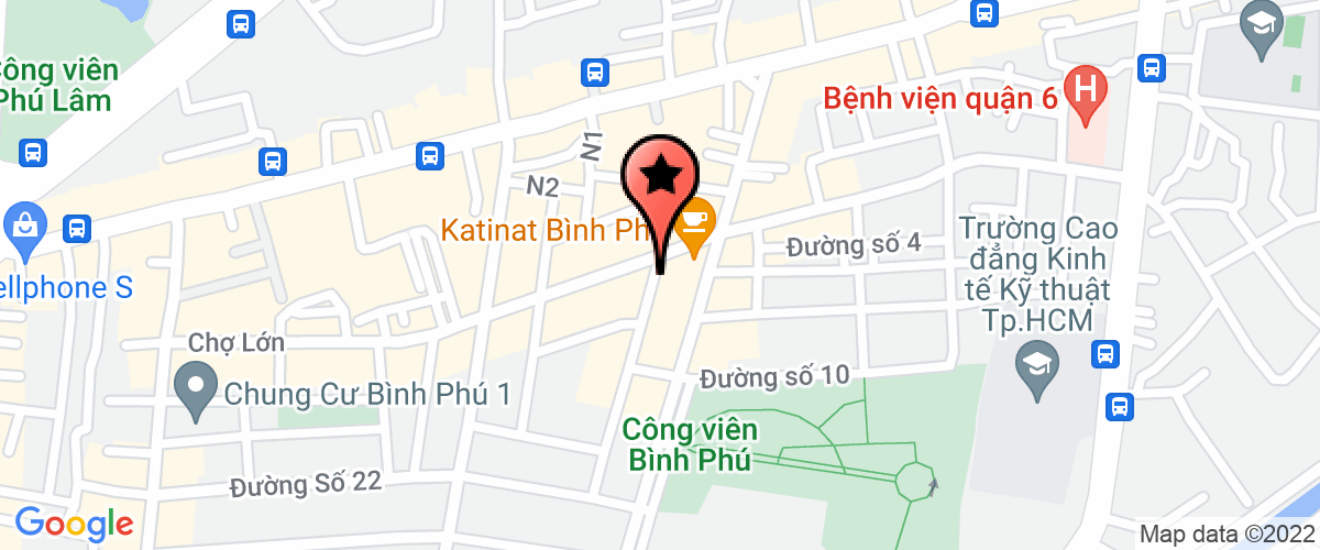 Map to Tan Hong Thai Services TourisTM Company Limited