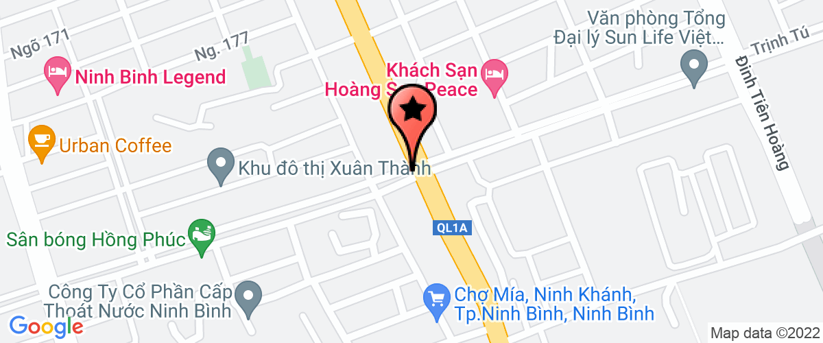 Bản đồ đến địa chỉ Công Ty TNHH Hoàng Miên Ninh Bình