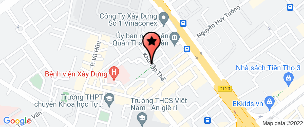 Map to Hong Anh Trading and Mechanical Construction Company Limited