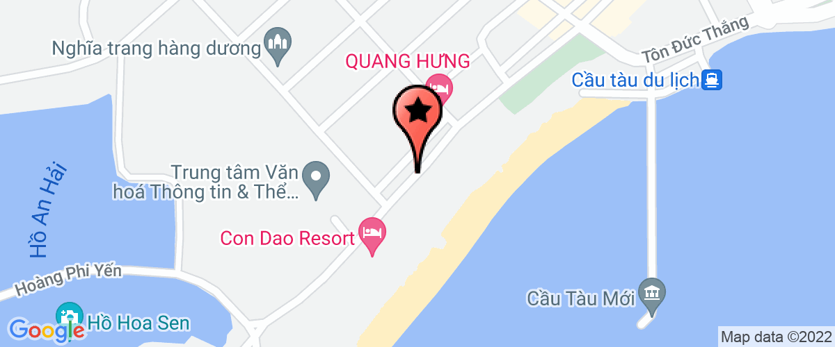 Bản đồ đến địa chỉ Công Ty TNHH Dịch Vụ Du Lịch Nắng Côn Đảo