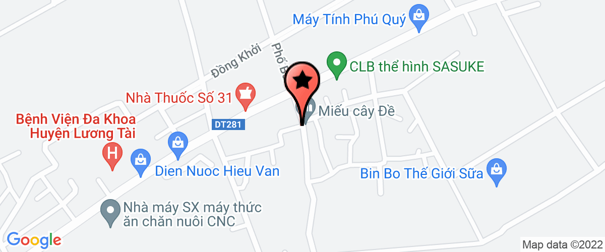Map to Anh Duc Hop Thanh Service and Trading Company Limited