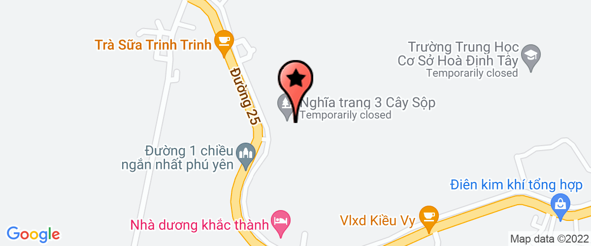 Map to Xuan Thinh Manufacturing and Trading Company Limited