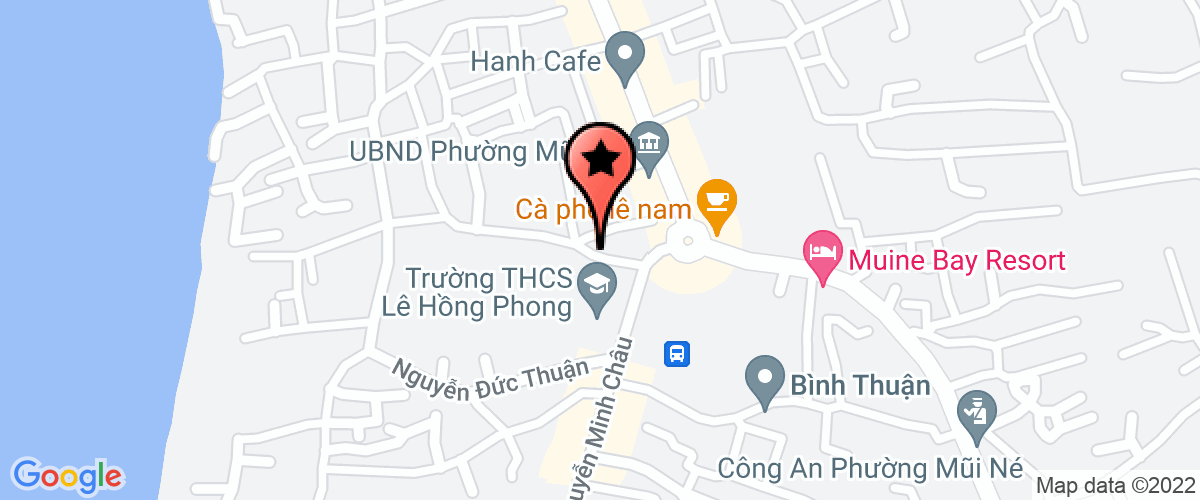 Bản đồ đến địa chỉ Công Ty TNHH Dịch Vụ Du Lịch Tiến Thành - Phan Thiết