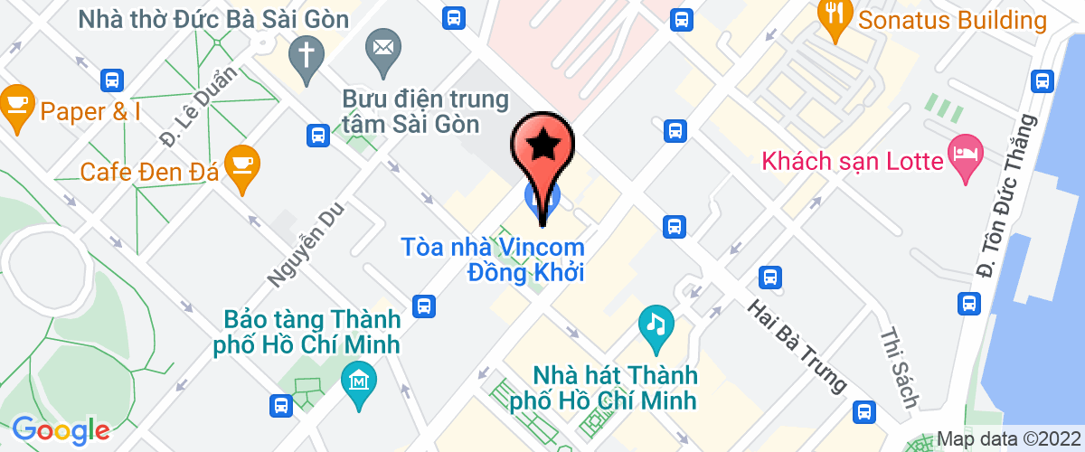 Map to Vietnam Duty Free Joint Stock Company