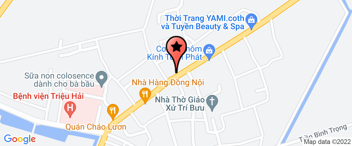 Bản đồ đến địa chỉ Công Ty Trách Nhiệm Hữu Hạn Một Thành Viên Trinh Pc