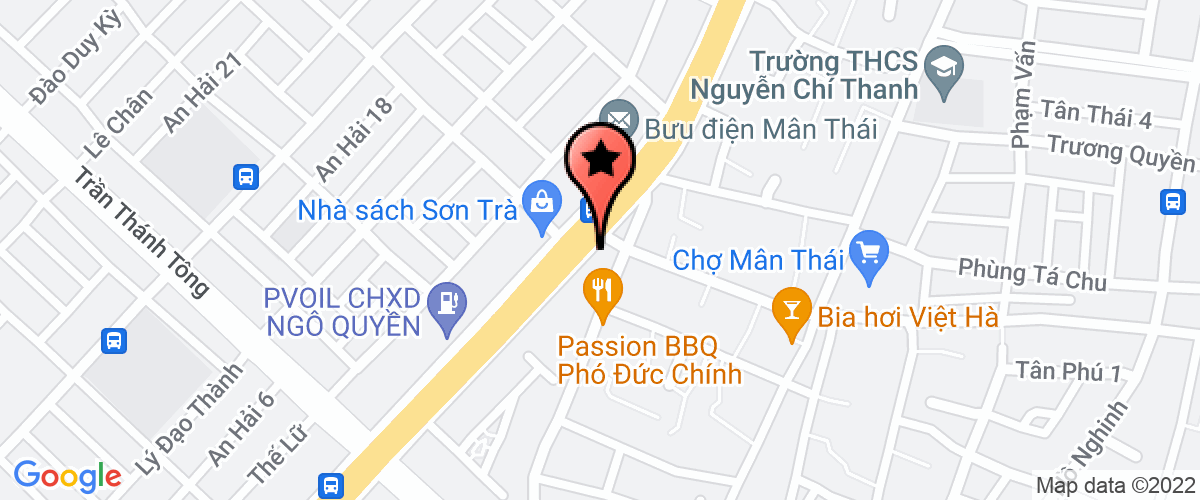 Map to Phong Thinh Pharmaceutical Company Limited