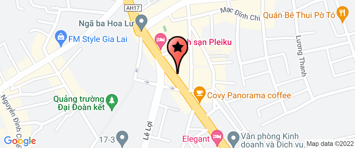 Map to Mai Lop - Gia Lai One Member Limited Liability Company