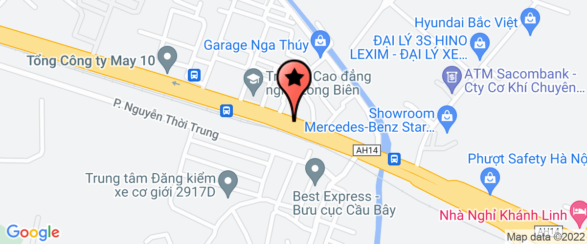 Map to Thu Huong Traditional Massage Company Limited