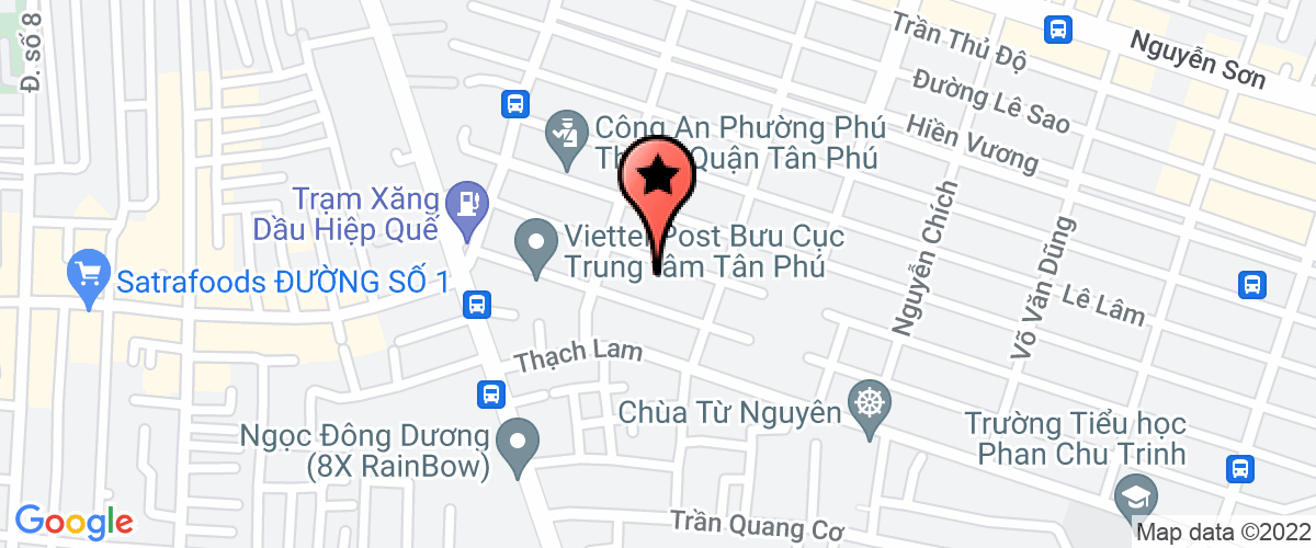 Map to Viet Hoang Production Company Limited