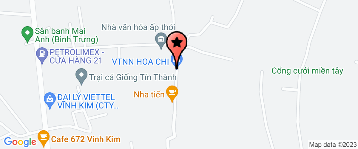 Bản đồ đến địa chỉ Công Ty Trách Nhiệm Hữu Hạn Huyền Vũ