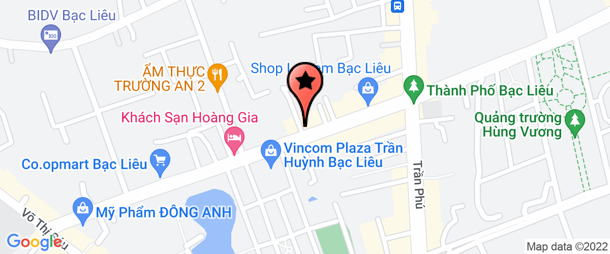 Bản đồ đến địa chỉ Công Ty TNHH Thương Mại Và Đầu Tư Việt Long Bạc Liêu