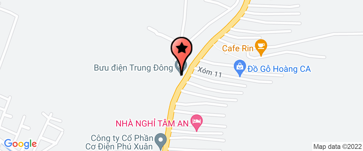 Map to Lam Nguyen Constructions and Trading Joint Stock Company