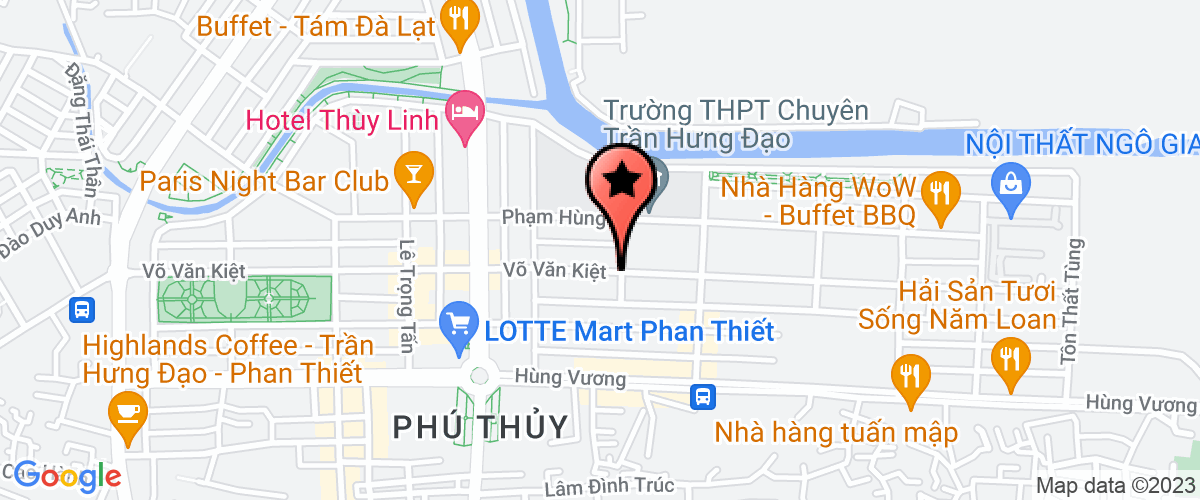Map to Binh Thuan Solar Power Investment Joint Stock Company