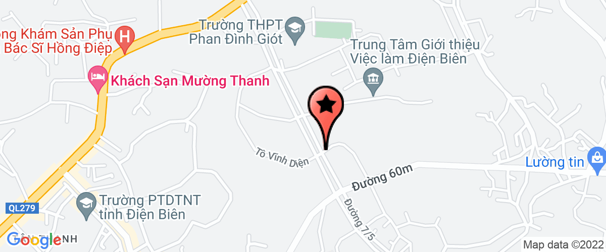 Bản đồ đến địa chỉ Công Ty TNHH Xăng Dầu Điện Biên (Tên Chính Thức: Công Ty Xăng Dầu Điện Biên)