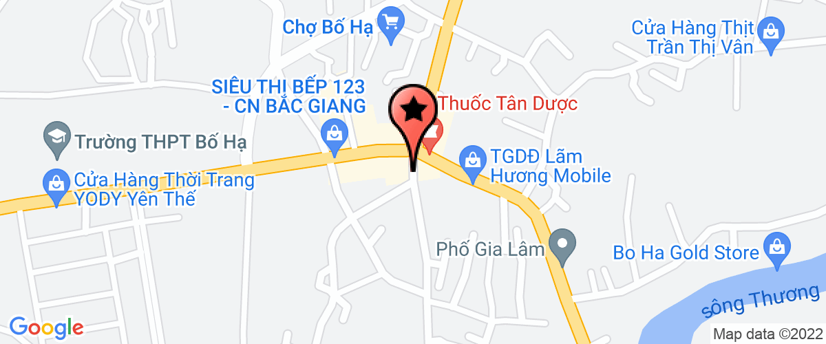 Map to Binh Giang Trading Investment Joint Stock Company