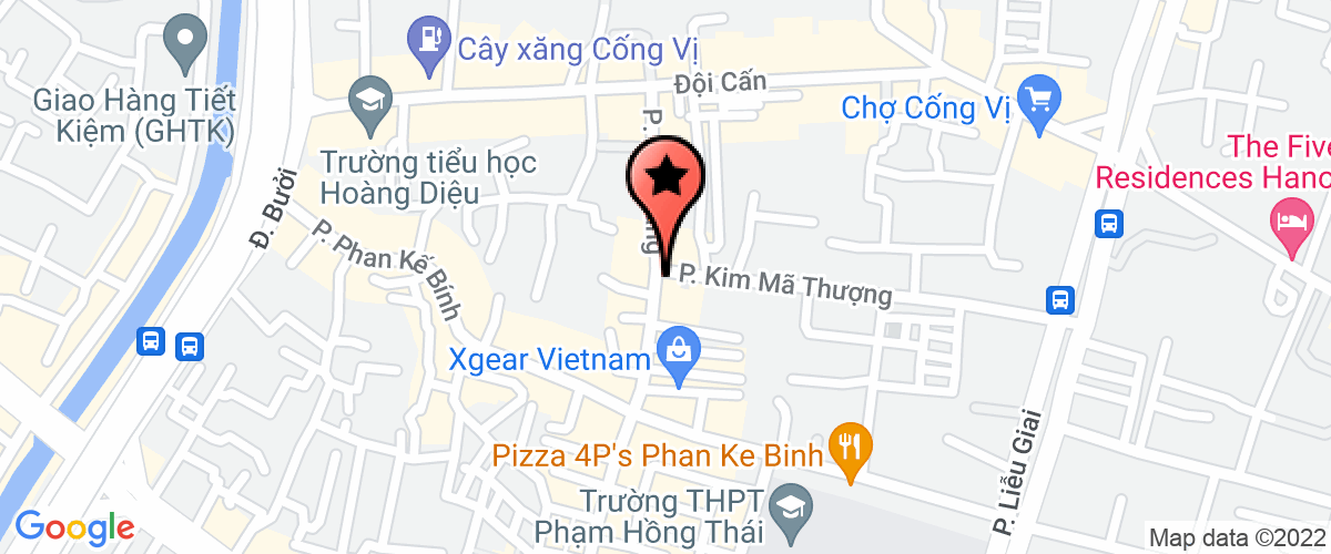 Map to Gia Huy Trading Investment and Service Company Limited