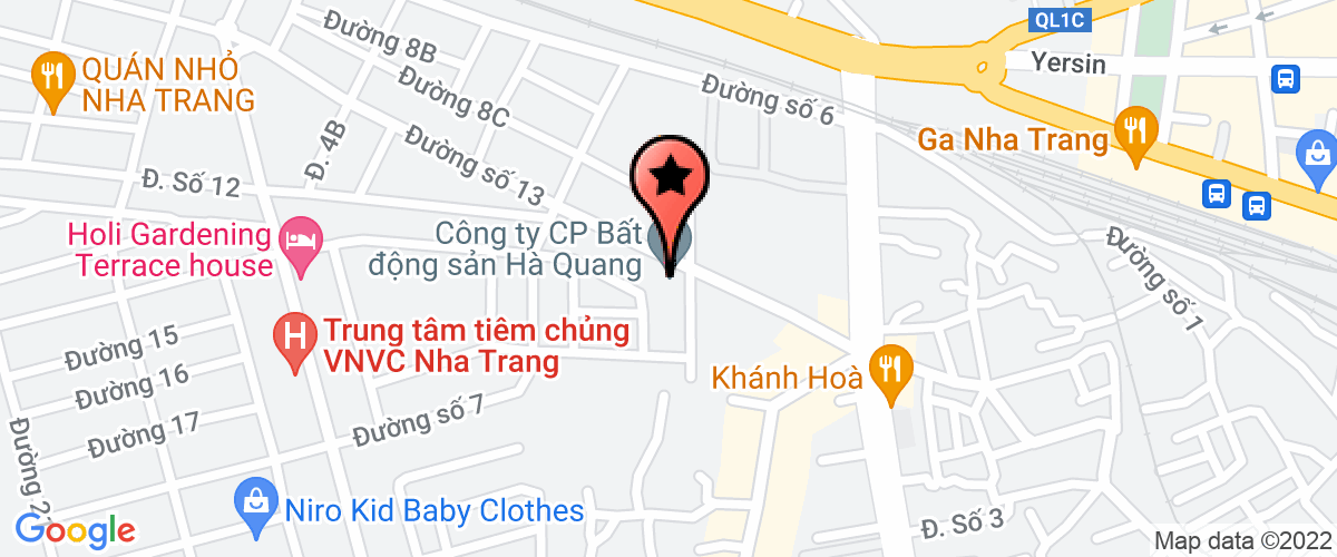 Bản đồ đến địa chỉ Công Ty TNHH XD - TM Thành Đạt Nha Trang