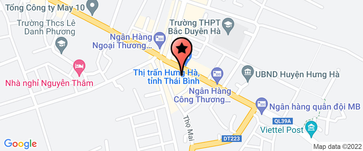 Bản đồ đến địa chỉ Công Ty Cổ Phần Kỹ Thuật Số Sài Gòn Chi Nhánh Thái Bình