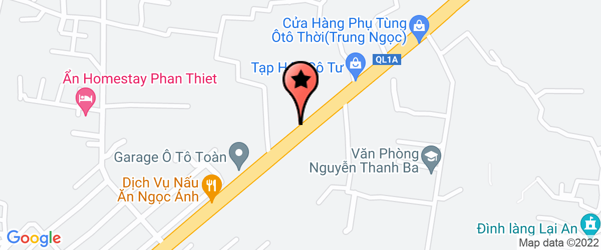 Bản đồ đến địa chỉ Công Ty TNHH Trung Vân