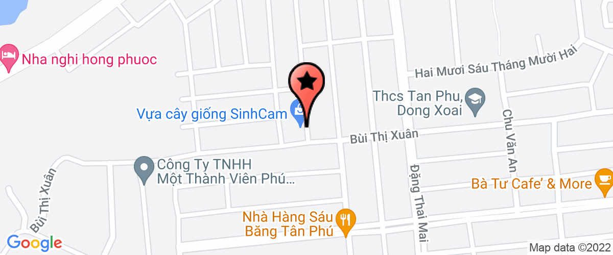 Bản đồ đến địa chỉ Công ty TNHH một thành viên TM - DV Minh Hiếu