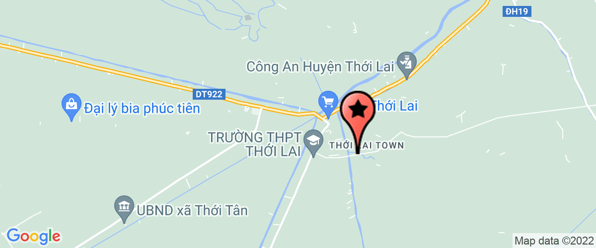 Bản đồ đến địa chỉ Trung Tâm Văn Hoá Thể Thao Huyện Thới Lai
