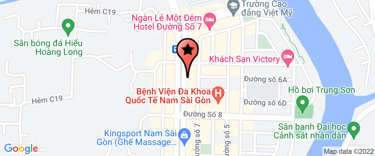 Map to Tung Bach Viet Corporation