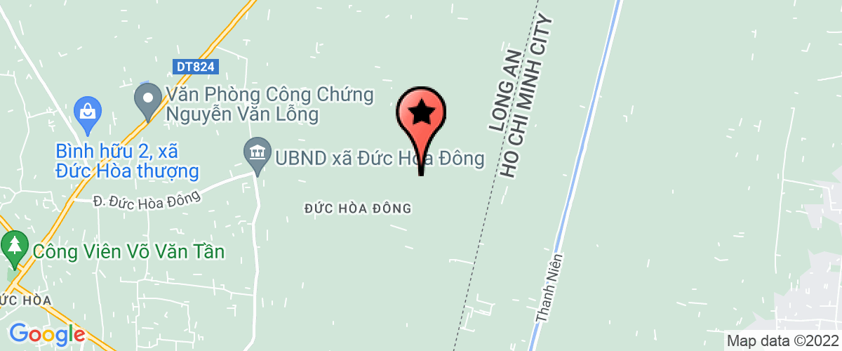 Map to Cuong Nguyen Production Trading and Service Company Limited