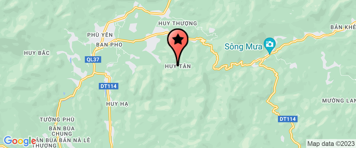 Bản đồ đến địa chỉ UBND xã Huy Tân Huyện Phù yên
