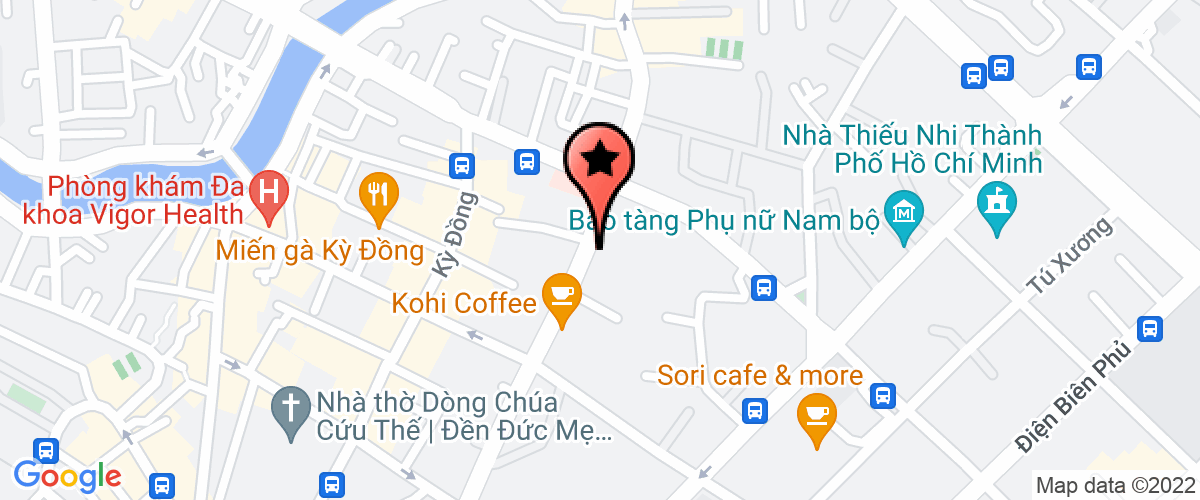 Map to Ho Chi Minh City Bookstreet Company Limited