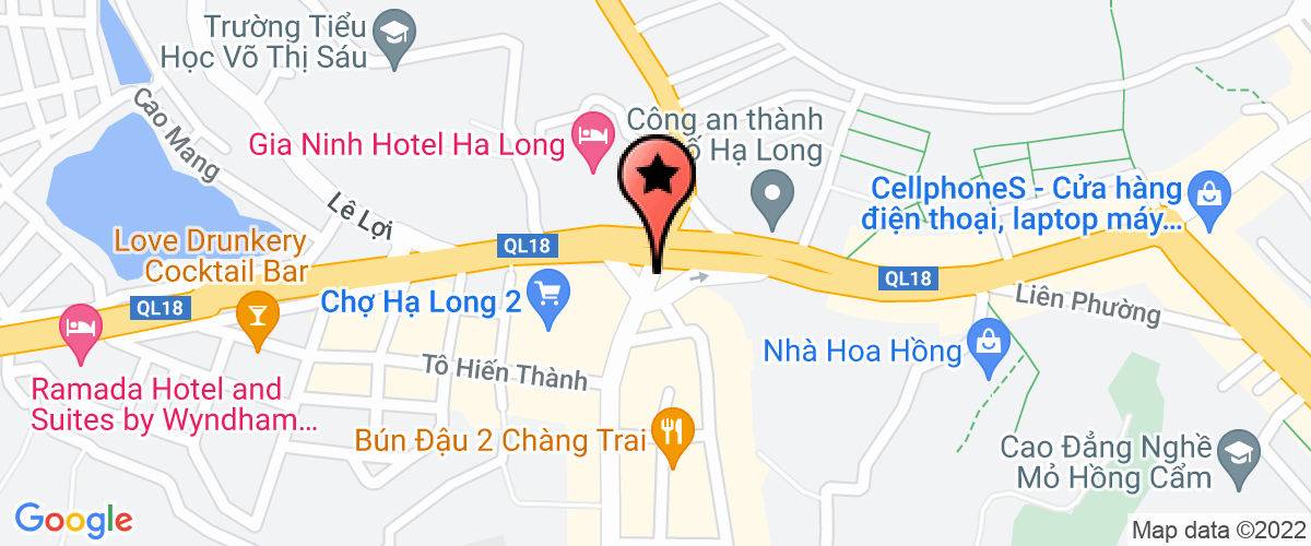 Map to Thien Cung International Travel and Trade Joint Stock Company