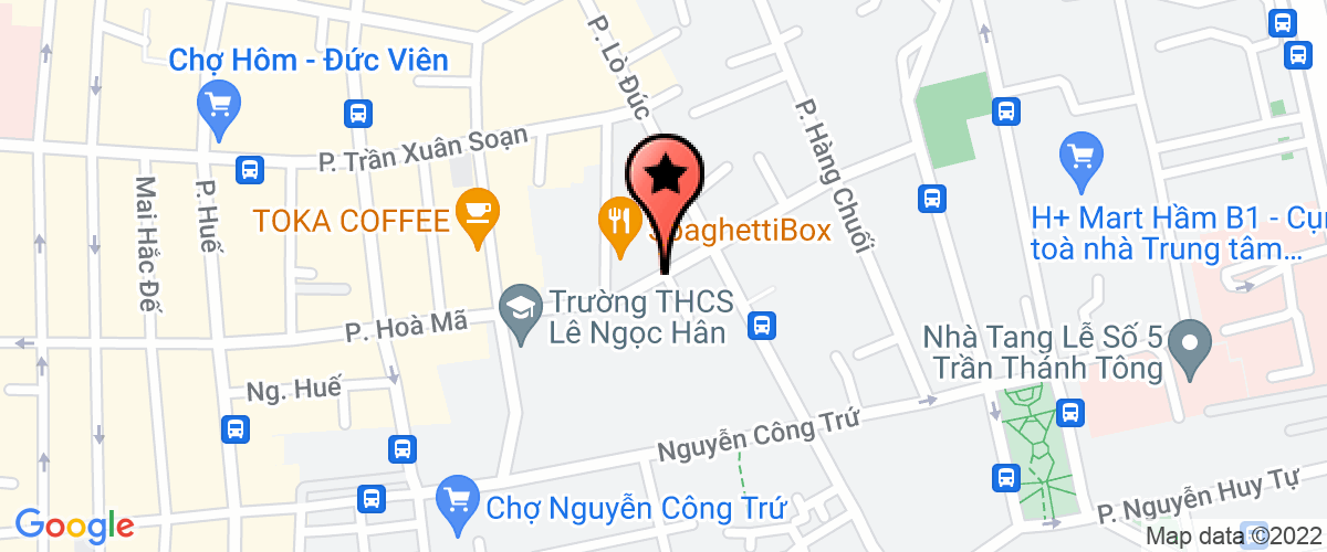 Map to Hoang Le Produce and Trading Company Limited