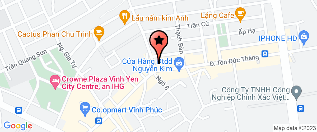 Bản đồ đến địa chỉ Công Ty TNHH Kết Cấu Thép Vĩnh Phúc