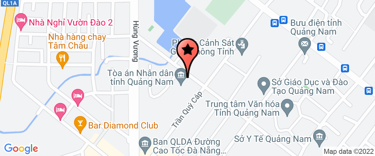 Bản đồ đến địa chỉ Toà án nhân dân tỉnh Quảng Nam
