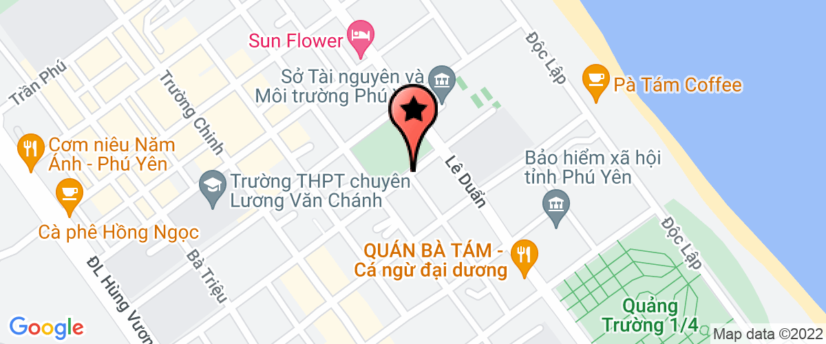 Map to Oasis Nam Trung Bo International Joint Stock Company