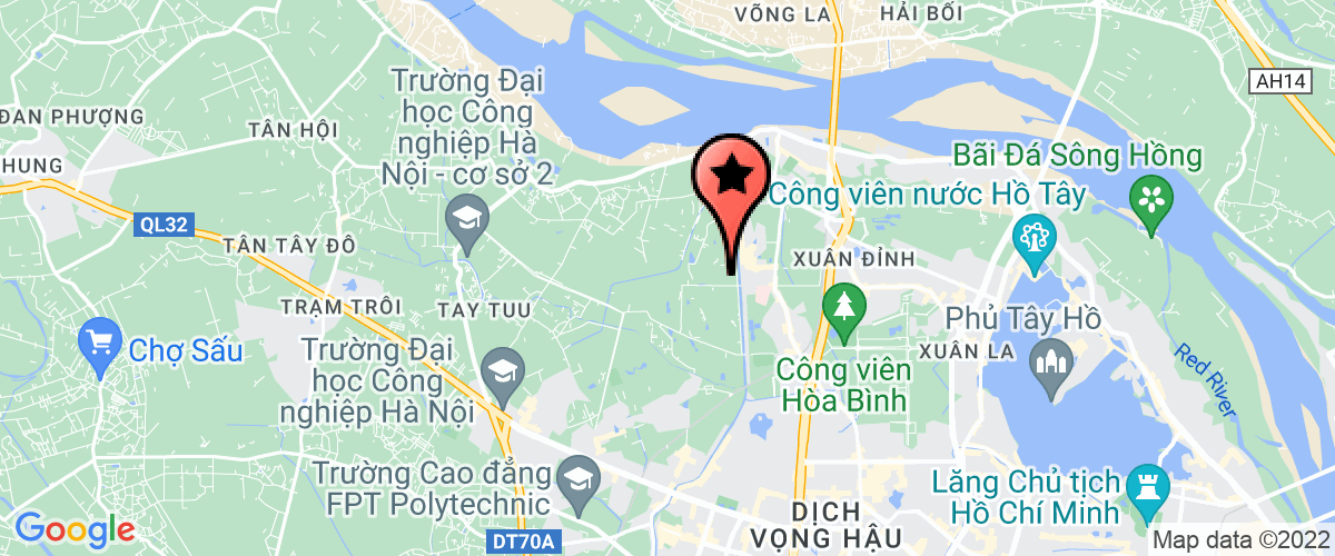 Bản đồ đến địa chỉ Công đoàn phường Thụy Phương