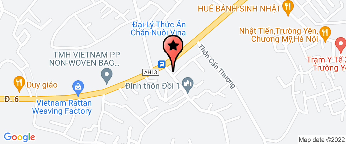 Map to Hoang Quyen Trading General and Construction Company Limited