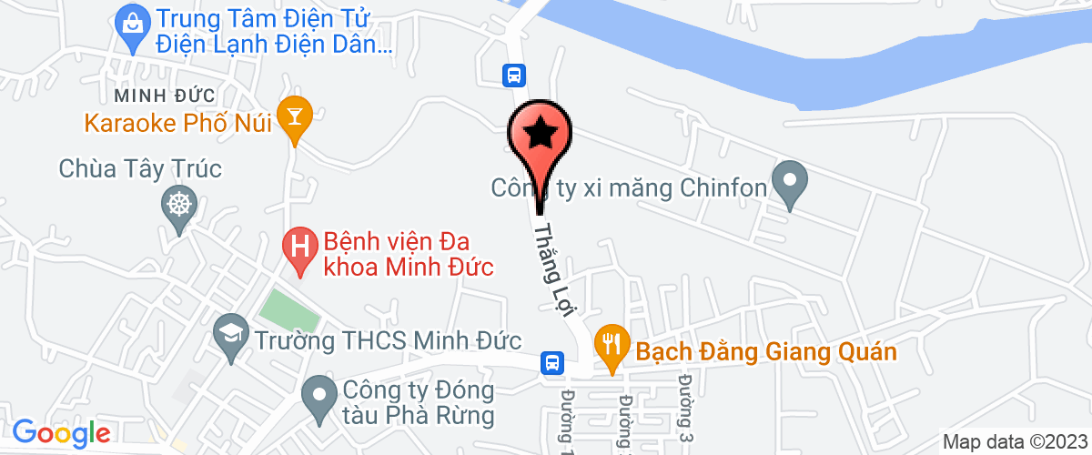 Map to Thanh Hien Tourist and Commercial Joint Stock Company