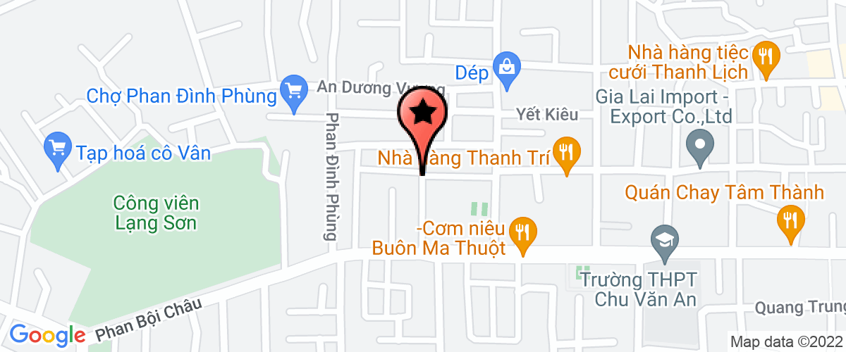 Bản đồ đến địa chỉ Công Ty TNHH Công Nghệ Môi Trường Tây Nguyên Xanh
