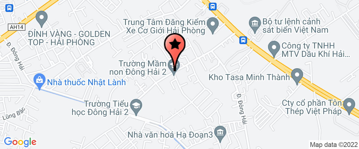 Map to Bien Dong Transportation and Trading Joint Stock Company