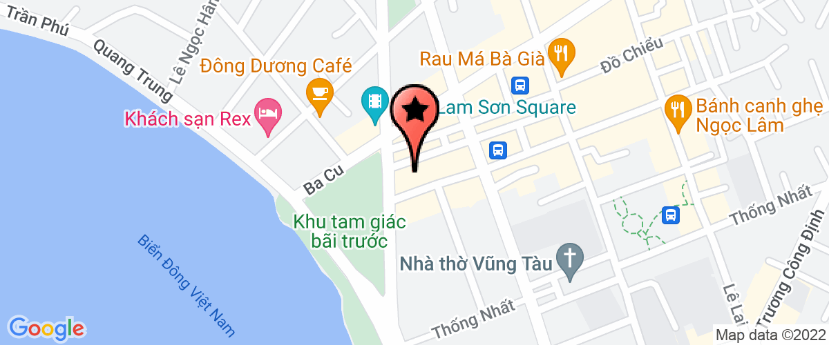 Map to Thanh Dat-Vung Tau Services- Tourism Compnay Limited
