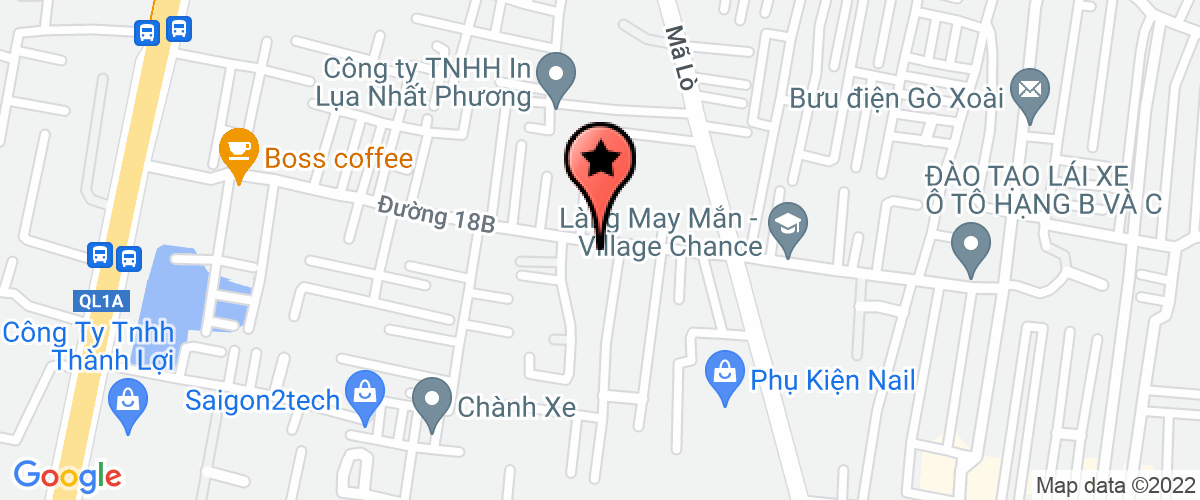 Map to Nhan Hoa Mecanichal Trading Company Limited .