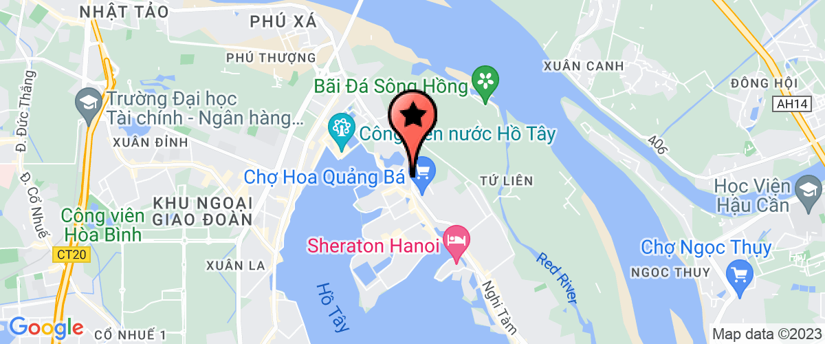 Map to Thang Long Real Estate Investment and Mining Joint Stock Company