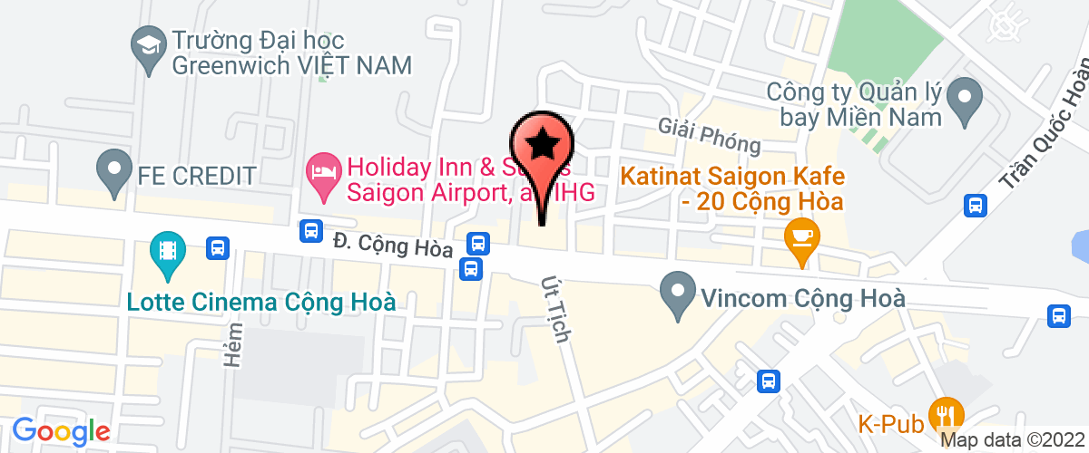 Map to Bac Nam Real Estate Joint Stock Company